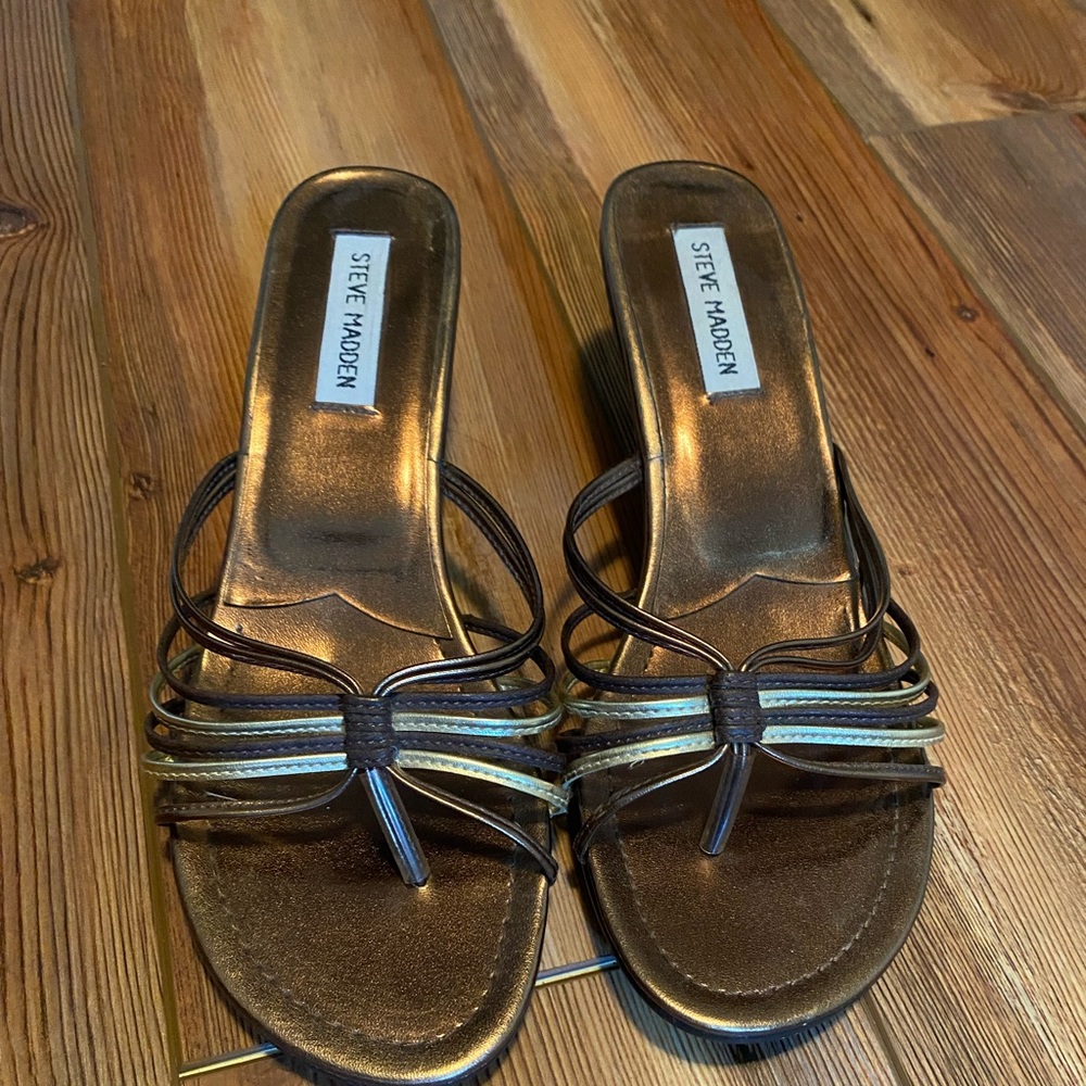 Steve Madden Heeled Sandals (make any offer)!